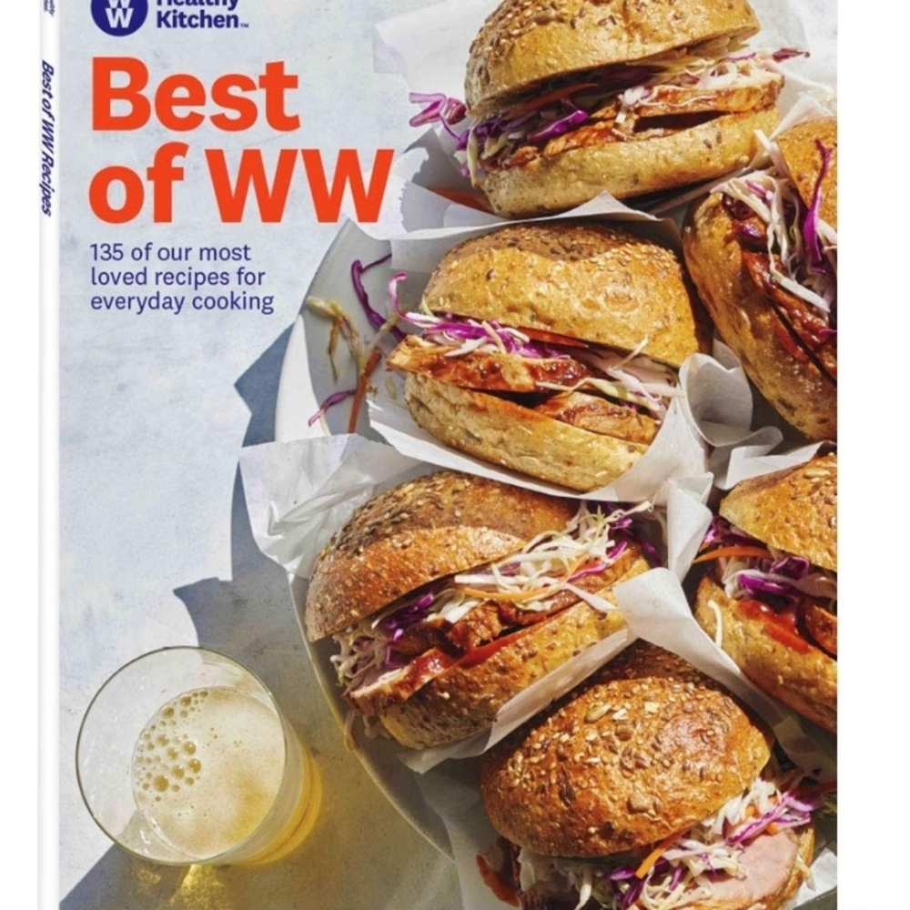 Weight Watchers Best of WW Cookbook - Orange and White